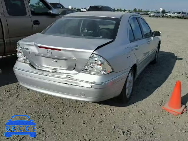 2004 MERCEDES-BENZ C240 WDBRF61J74F552399 зображення 3