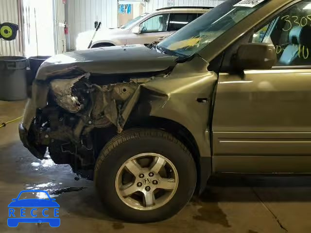 2007 HONDA PILOT EXL 5FNYF18567B011765 image 9