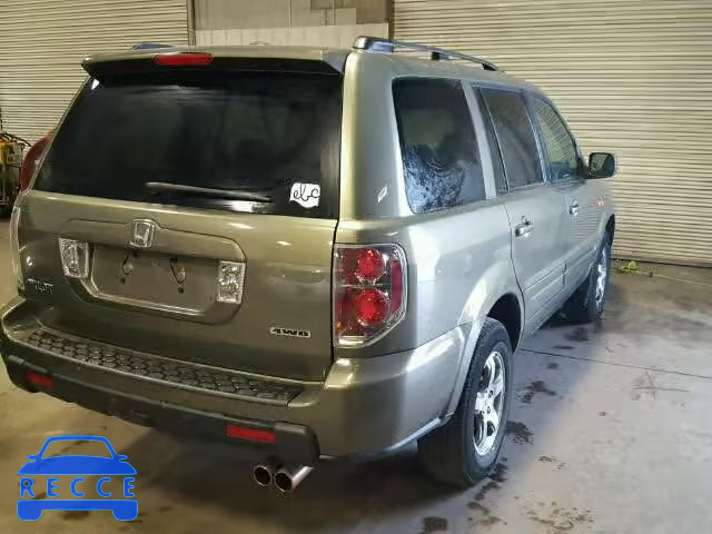 2007 HONDA PILOT EXL 5FNYF18567B011765 image 3