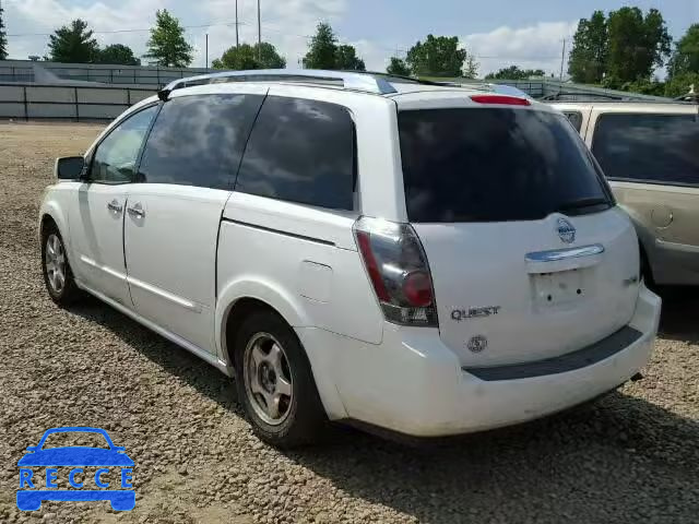 2007 NISSAN QUEST S/SE 5N1BV28U87N133109 image 2