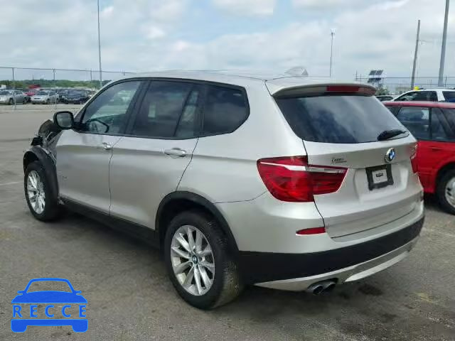 2014 BMW X3 XDRIVE2 5UXWX9C51E0D24617 зображення 2