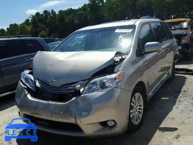 2015 TOYOTA SIENNA XLE 5TDYK3DCXFS542182 image 1