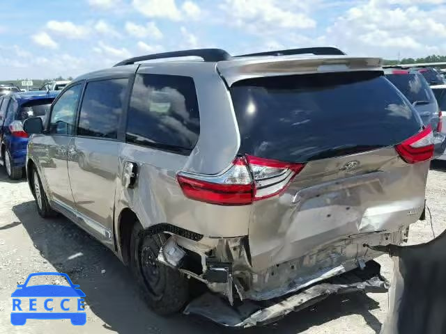 2015 TOYOTA SIENNA XLE 5TDYK3DCXFS542182 image 2