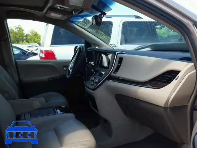 2015 TOYOTA SIENNA XLE 5TDYK3DCXFS542182 image 4