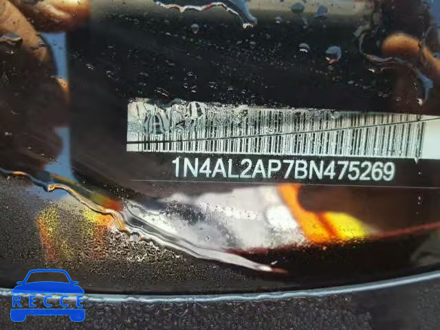 2011 NISSAN ALTIMA 2.5 1N4AL2AP7BN475269 image 9