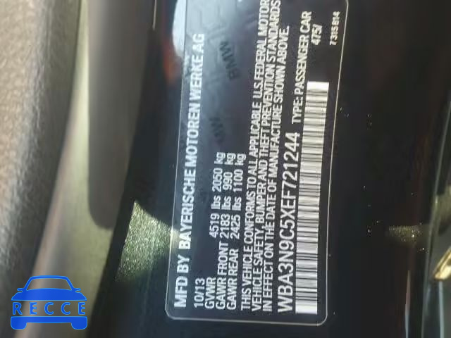2014 BMW 428XI WBA3N9C5XEF721244 зображення 9