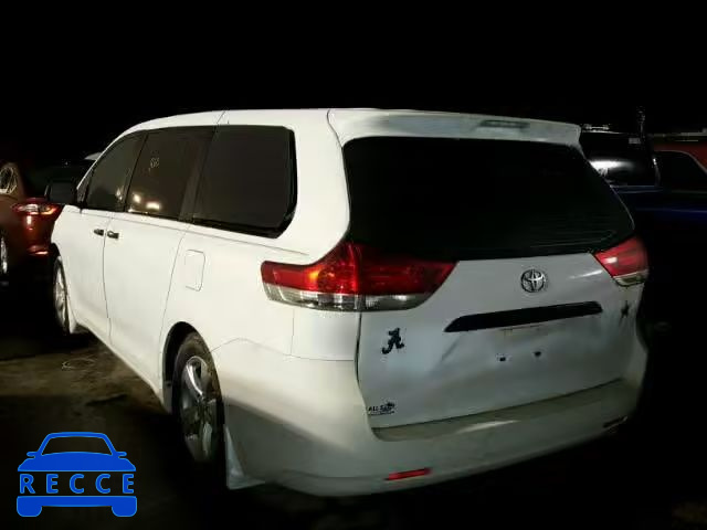 2013 TOYOTA SIENNA 5TDZK3DC5DS370208 image 2