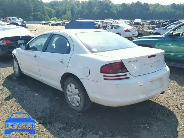 2002 DODGE STRATUS SE 1B3EL36X52N259495 image 2