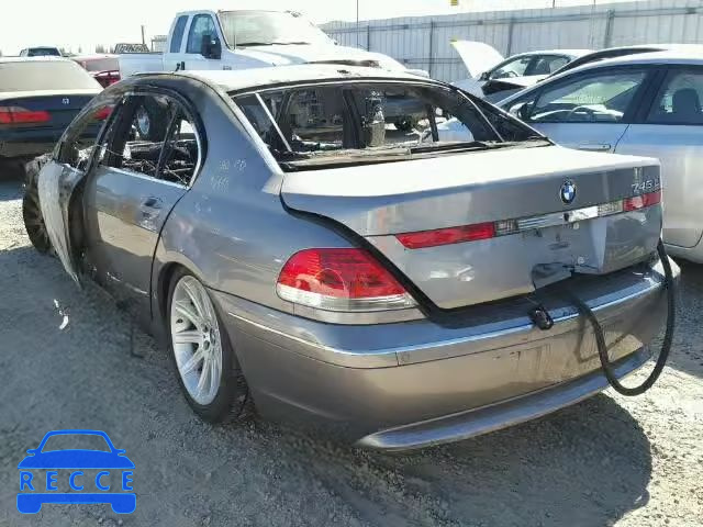 2002 BMW 745LI WBAGN63452DR05814 image 2