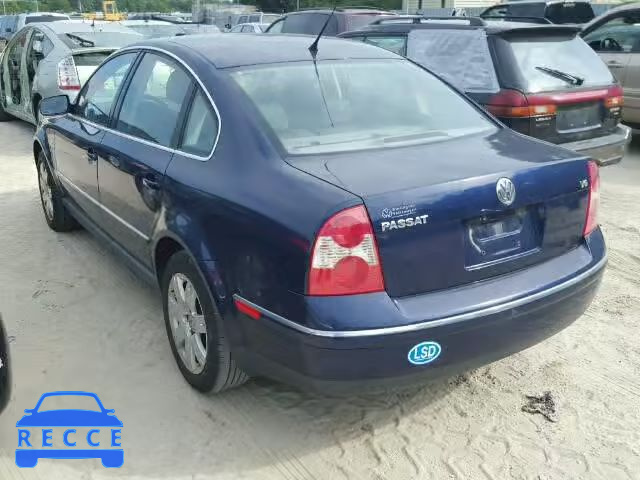 2003 VOLKSWAGEN PASSAT GLX WVWRH63B43P046636 зображення 2