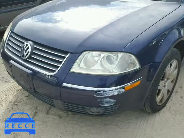 2003 VOLKSWAGEN PASSAT GLX WVWRH63B43P046636 зображення 8