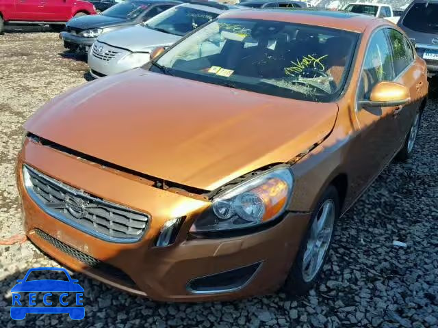 2012 VOLVO S60 T5 YV1622FS2C2028927 Bild 1