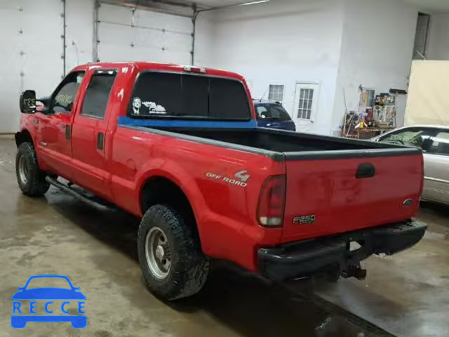 2004 FORD F250 SUPER 1FTNW21P04EB88586 image 2