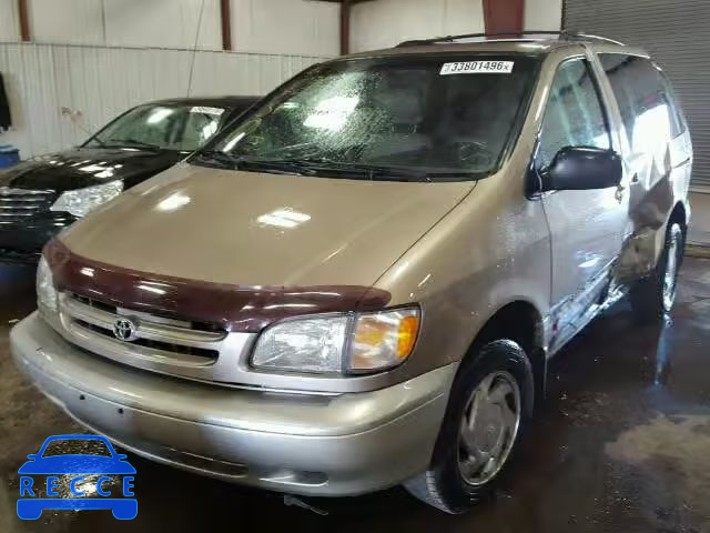 2000 TOYOTA SIENNA LE/ 4T3ZF13C7YU257598 зображення 1