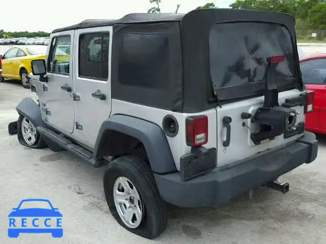 2007 JEEP WRANGLER X 1J4GA39157L102485 image 2