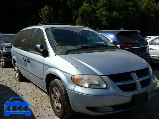 2003 DODGE GRAND CARA 1D4GP24R13B322866 Bild 0