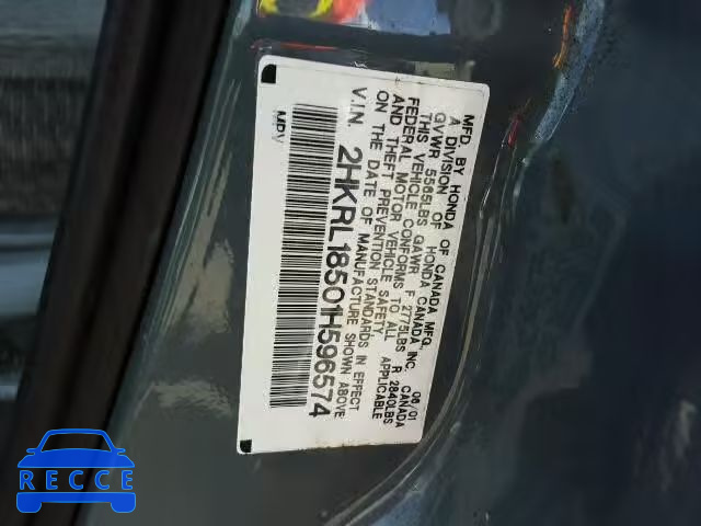 2001 HONDA ODYSSEY LX 2HKRL18501H596574 image 9