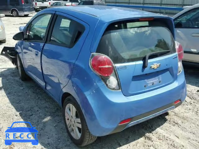 2014 CHEVROLET SPARK 1LT KL8CD6S90EC534596 зображення 2