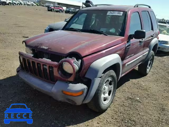 2002 JEEP LIBERTY SP 1J4GL48K82W117693 Bild 1