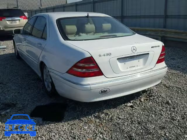 2000 MERCEDES-BENZ S430 WDBNG70J8YA059322 image 2