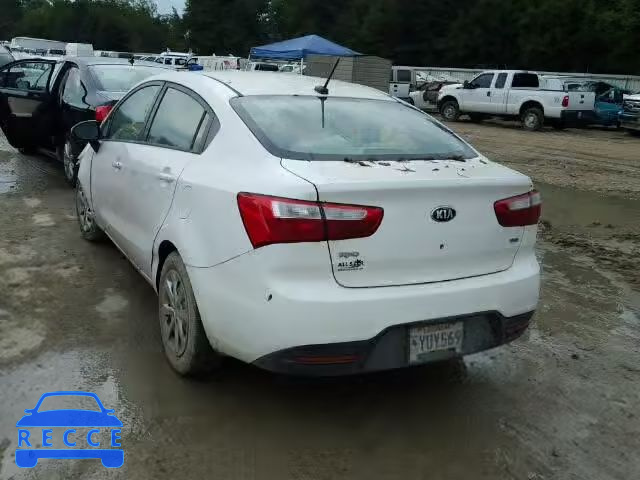 2013 KIA RIO LX KNADM4A31D6236534 image 2