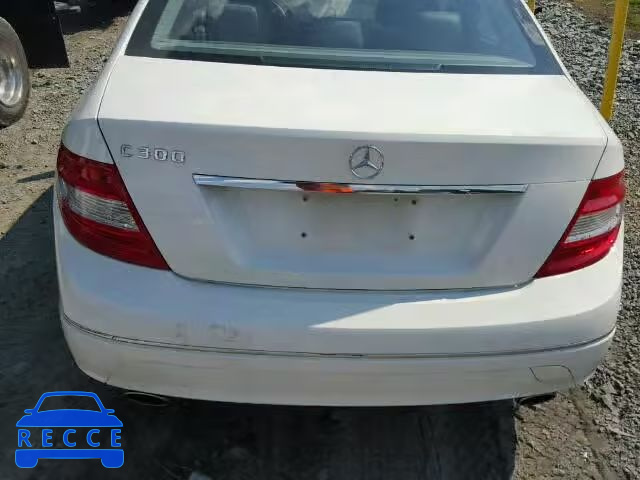 2008 MERCEDES-BENZ C300 WDDGF54X88F128468 зображення 9