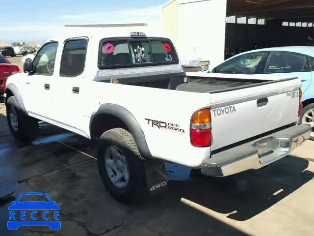 2001 TOYOTA TACOMA DOU 5TEHN72N81Z784452 image 2