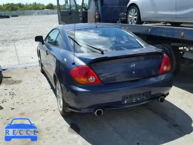 2003 HYUNDAI TIBURON KMHHM65D93U060230 image 2