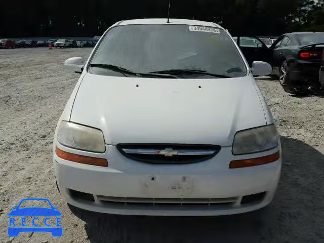 2008 CHEVROLET AVEO/LS KL1TD66698B011599 зображення 9