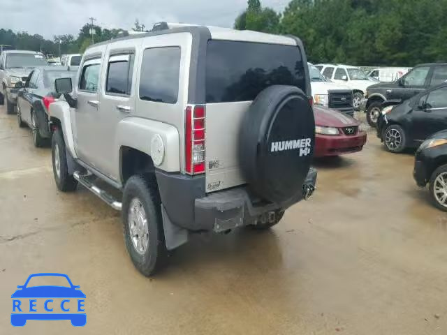 2007 HUMMER H3 SUV 5GTDN13E378127457 image 2