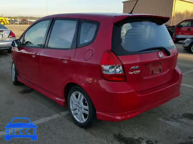 2008 HONDA FIT SPORT JHMGD38688S004566 image 2