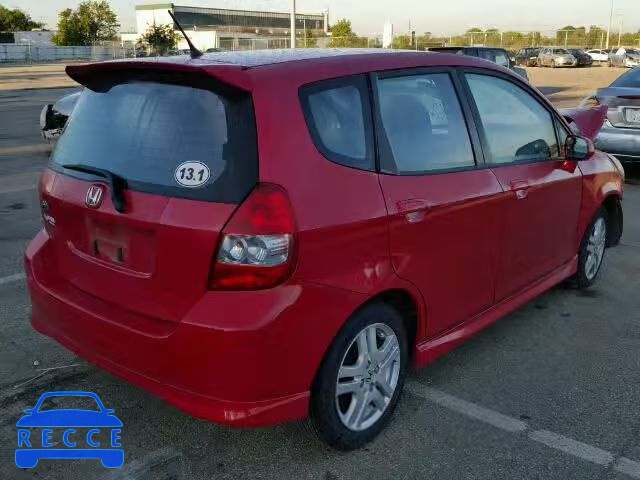 2008 HONDA FIT SPORT JHMGD38688S004566 image 3