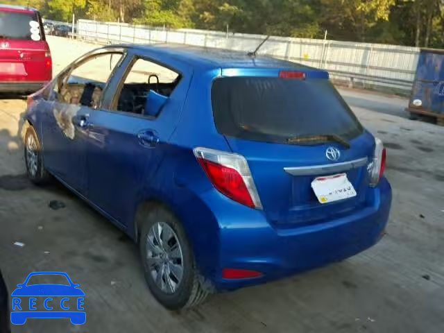 2013 TOYOTA YARIS JTDKTUD35DD558615 image 2