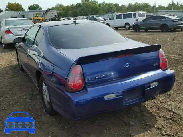 2005 CHEVROLET MONTE CARL 2G1WW12E259258730 зображення 2