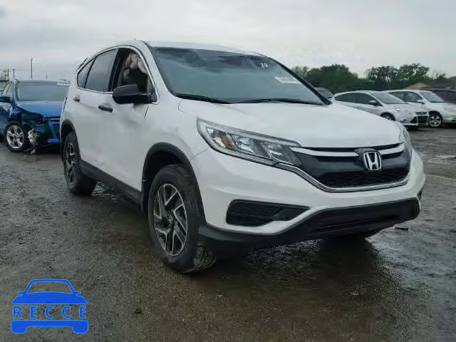 2016 HONDA CR-V SE 5J6RM4H41GL062259 зображення 0