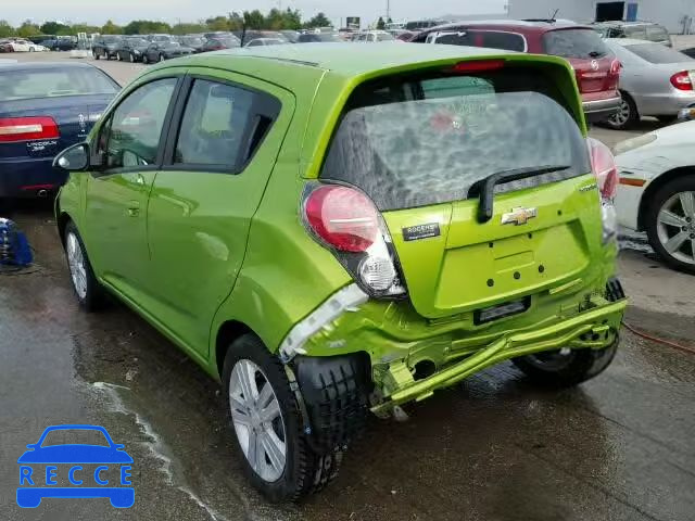 2014 CHEVROLET SPARK 1LT KL8CD6S93EC545544 image 2