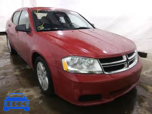 2013 DODGE AVENGER SE 1C3CDZAB8DN729835 image 0