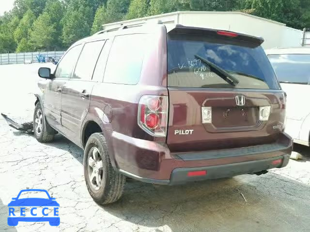 2007 HONDA PILOT EXL 5FNYF18597B023697 image 2