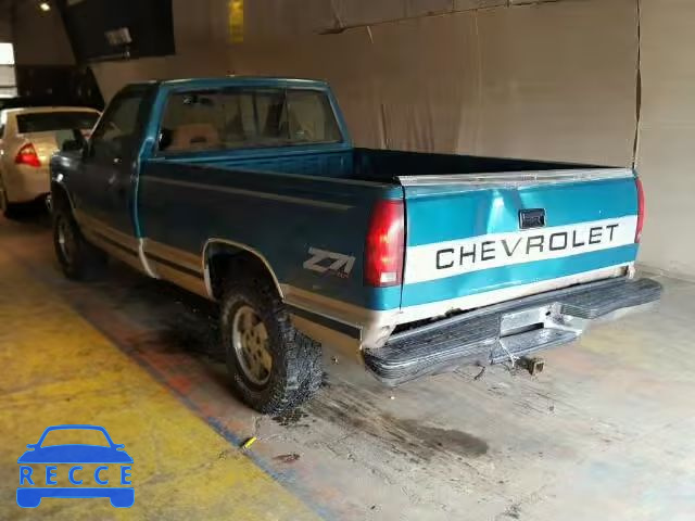 1993 CHEVROLET K1500 1GCEK14K5PE128782 image 2