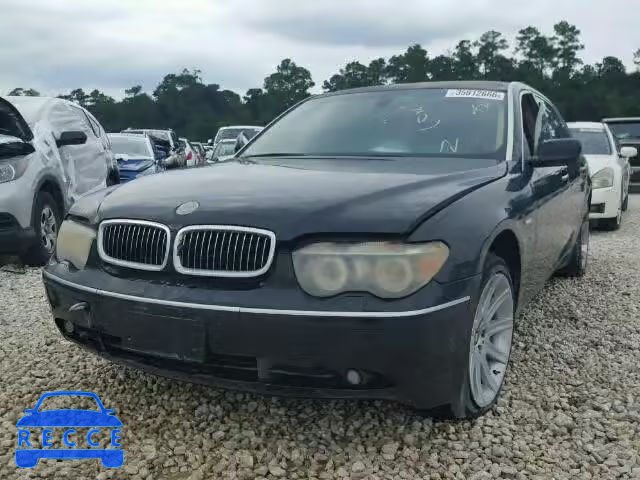 2005 BMW 745LI WBAGN63595DS59657 зображення 1