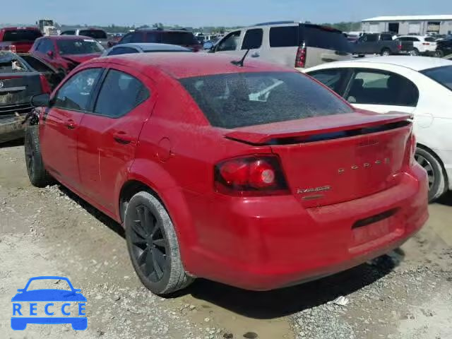 2014 DODGE AVENGER SE 1C3CDZAB9EN160446 image 2