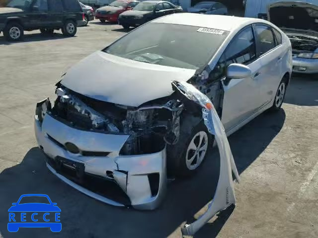 2014 TOYOTA PRIUS JTDKN3DU7E0379756 зображення 1