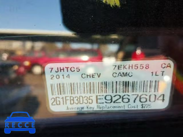 2014 CHEVROLET CAMARO LT 2G1FB3D35E9267604 Bild 8