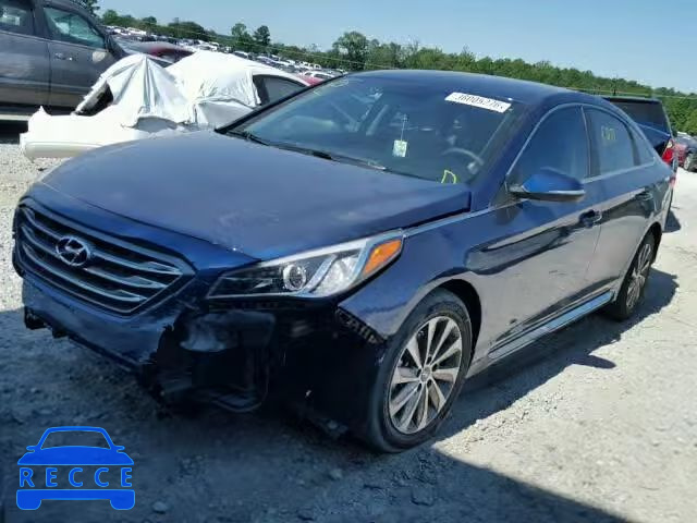 2016 HYUNDAI SONATA SPO 5NPE34AFXGH262984 image 1