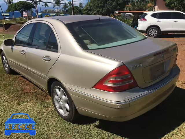 2001 MERCEDES-BENZ C240 WDBRF61J11F052413 image 2