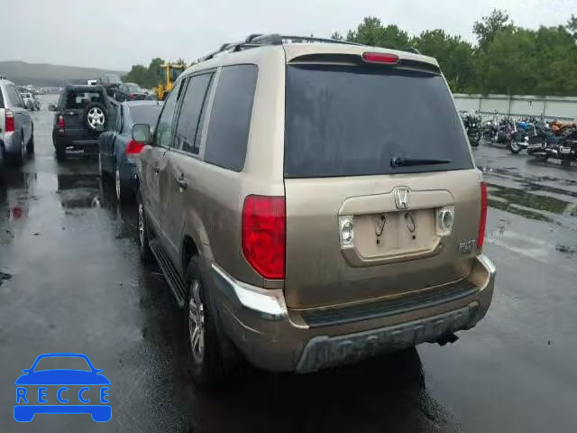 2003 HONDA PILOT EXL 2HKYF18613H515967 image 2