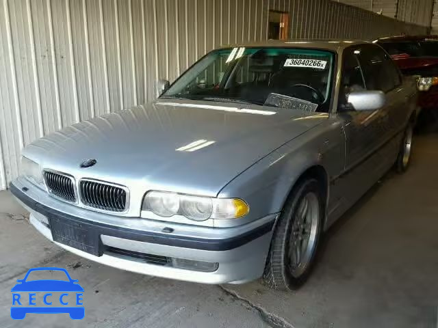 2001 BMW 740I AUTOMATIC WBAGG83431DN88457 зображення 1