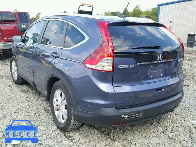 2013 HONDA CR-V EX-L 2HKRM4H7XDH666473 image 2