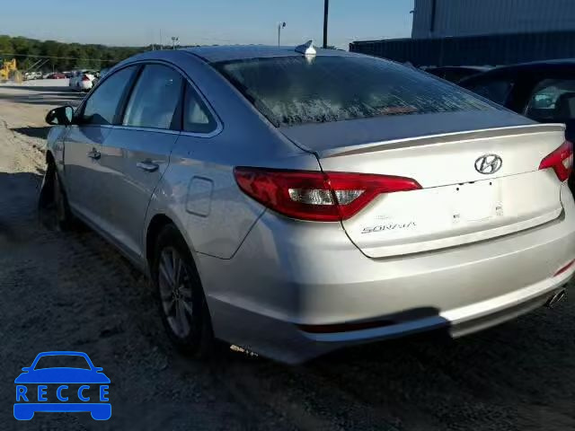 2016 HYUNDAI SONATA SE 5NPE24AF1GH303909 image 2