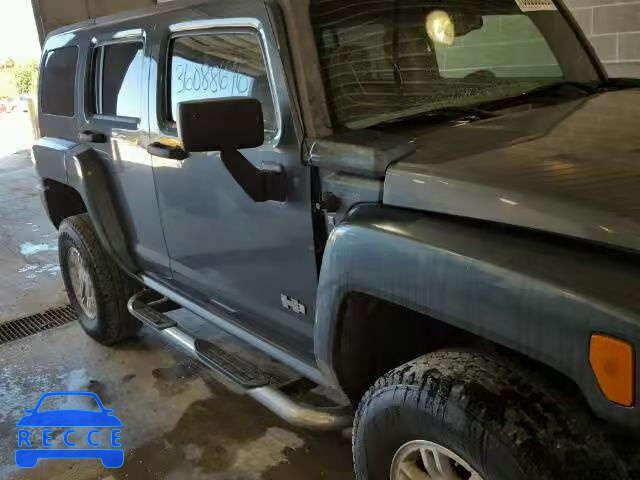 2007 HUMMER H3 SUV 5GTDN13E778231417 image 9